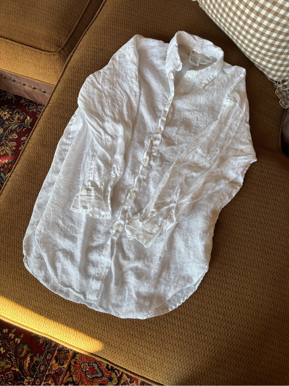 H&M Men’s 100% Linen White Button Down